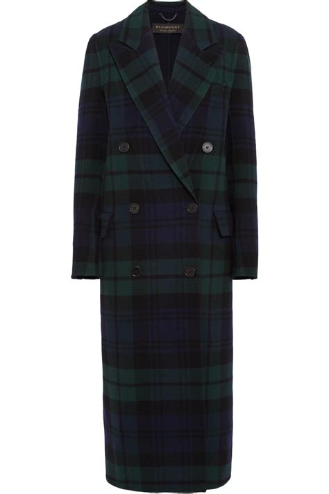 burberry wool blend wool blend double-breasted coat|burberry wool coats for women.